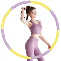 HULA HOOP HOP SKŁADANE Z WYPUSTKAMI + RĘCZNIK