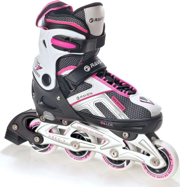 Rolki Regulowane RAVEN Pulse Black/Pink 40-43 zdjęcie 4