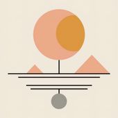 Plakat 70x70cm Geometryczna Utopia