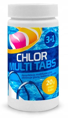 GAMIX MULTI TABLETKI 20G 3W1 CHLOR DO BASENU 1KG na Arena.pl