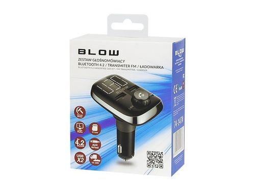 Transmiter FM Bluetooth 4.2 + ładowarka 2,4A na Arena.pl