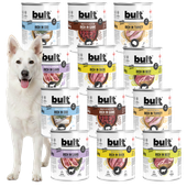 MOKRA KARMA DLA PSA BULT PUSZKI BOGATE W SMAKU MIX ZESTAW 12x800g