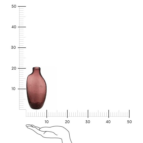 Wazon Soliflore fioletowy 20cm zdjęcie 3