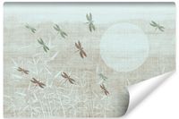 Fototapeta Do Jadalni WAŻKI Trzciny Abstrakcja Styl Vintage 300cm x 210cm