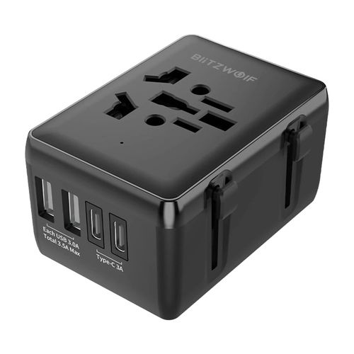 adapter podróżny 4w1 blitzwolf bw-ta1 2xusb + c + pd 20w na Arena.pl
