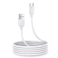 kabel do ładowania i transmisji danych usb-a - usb-c 3a 2m biały
