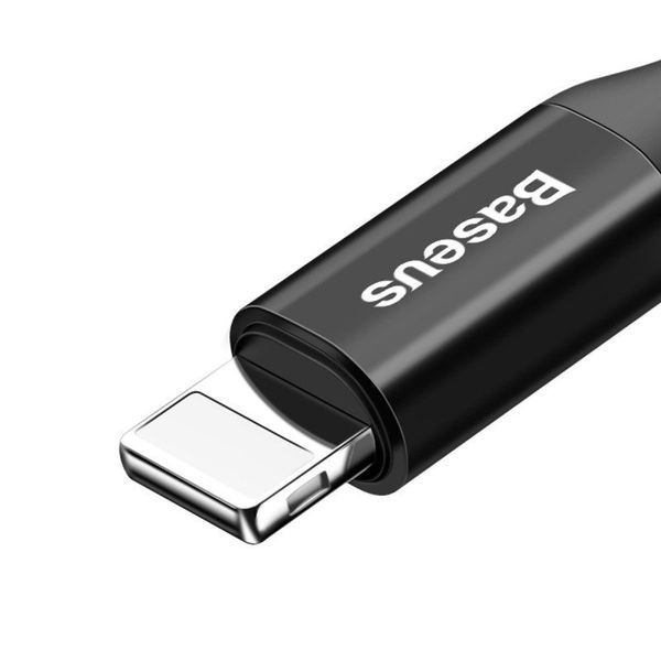 kabel sprężynowy lightning baseus spring 1m 2a (czarny) zdjęcie 4