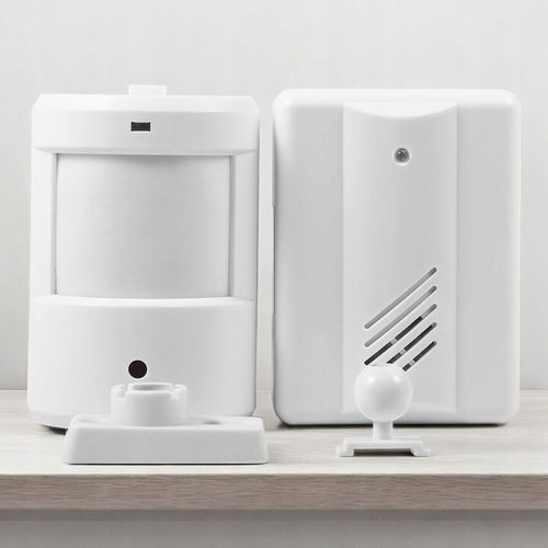 CZUJNIK RUCHU ALARM BEZPRZEWODOWY CZUJKA RUCHU SYGNALIZATOR WEJŚCIA KONTROL na Arena.pl