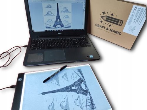 TABLET GRAFICZNY Craft & Magic - BRIGHTPAD - PREZENT NA MIKOŁAJKI - ŚWIĘTA na Arena.pl