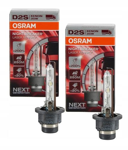 D2S OSRAM NIGHT BREAKER LASER XENARC +220% 2SZT na Arena.pl