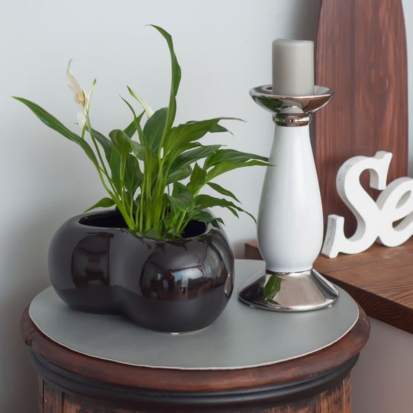 Doniczka osłonka serce ceramiczne miska 23cm zdjęcie 5