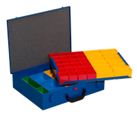 Kaseta metalowa z  59 pojemnikami - 440x350x100 mm