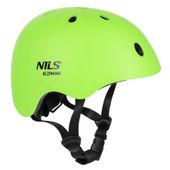 Kask na rolki deskorolkę zielony bezpieczny S MT301