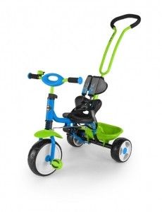 ROWEREK TRÓJKOŁOWY BOBY 2015 NIEBIESKO-ZIELONY  B1 na Arena.pl