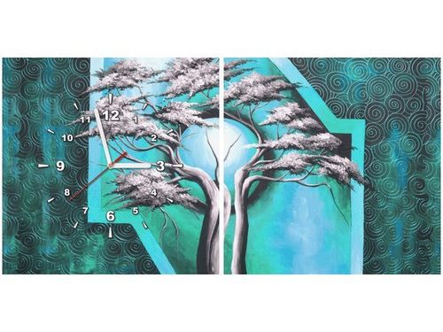 40 80CM ZEGAR 2 ELEM DRZEWO O PÓŁNOCY ŚCIENNY na Arena.pl