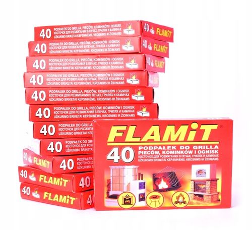 400 SZTUK kostek biała PODPAŁKA KOMINKA piec grill ognisko rozpałka na Arena.pl