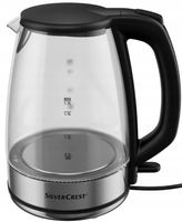 SILVERCREST SWGF 3000 Czajnik Szklany LED 1,7L 3000W Ekspresowe Gotowanie