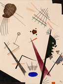 Reprodukcje obrazów Gouache on papier - Wassily Kandinsky Rozmiar - 60x45