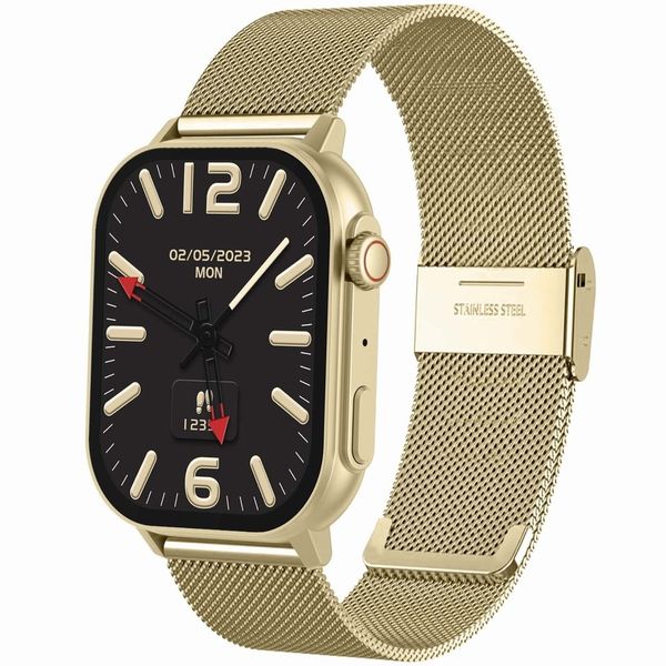 Smartwatch Gravity GT15-7 Różowy Pasek Silikonowy + Złota Bransoleta zdjęcie 2