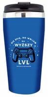 KUBEK TERMICZNY DLA GRACZA GAMINGOWY WYŻSZY LEVEL GAME