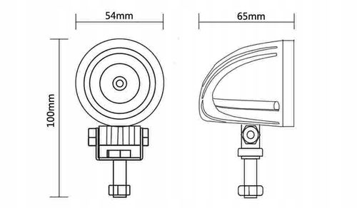 2 x Dalekosiężny halogen led LGLE10+WŁĄCZNIK+RING na Arena.pl