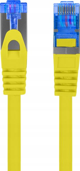 Kabel Ethernet RJ45 LAN kat.6A SFTP LSZH 1.5m żółt zdjęcie 3