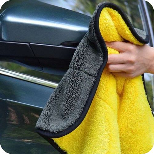 PUSZYSTY RĘCZNIK Z MIKROFIBRY 800g/m2 DO OSUSZANIA SAMOCHODU AUTA DETAILING na Arena.pl