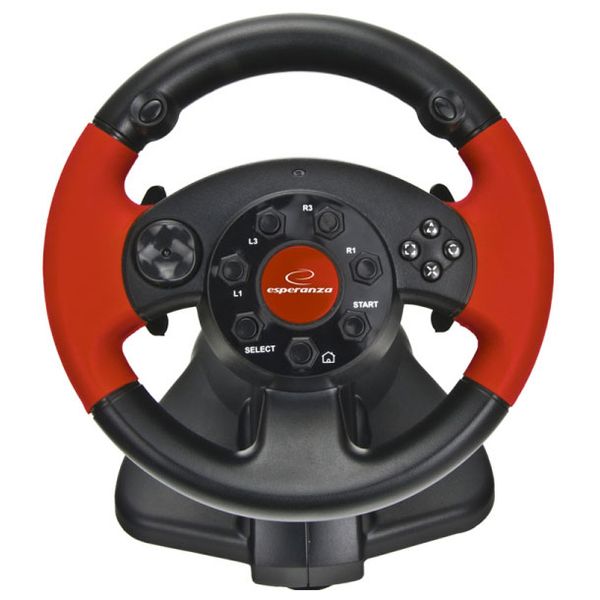 Kierownica Esperanza HIGH OCTANE PC PS1 PS2 PS3 zdjęcie 2