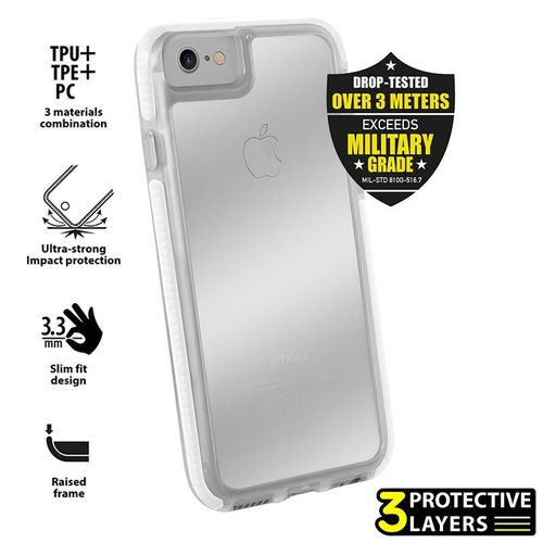 PURO Impact Pro Hard Shield - Etui iPhone 8 / 7 (biały) na Arena.pl