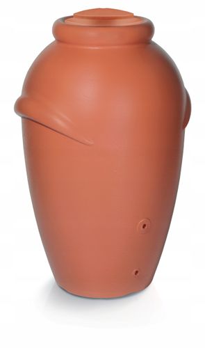 Zbiornik AQUACAN 360 l + łańcuch, podstawa | Terakota, Pojemność: 360 l, Wymiary 72x80x120 cm, Kolor Terakota, Waterform, Prosperplast na Arena.pl