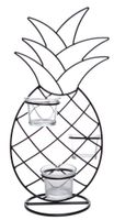 Ananas metal świecznik