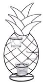 Ananas metal świecznik