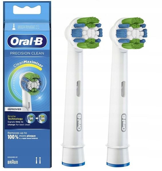 2x ORYGINALNA KOŃCÓWKA BRAUN ORAL-B PRECISION CLEAN MAXIMIZER zdjęcie 1