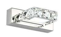 Lampa nad lustro Kinkiet łazienkowy LED kryształki Glamour 16 cm 4W-2