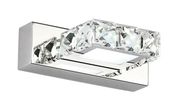 Lampa nad lustro Kinkiet łazienkowy LED kryształki Glamour 16 cm 4W-2