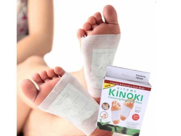 Plastry oczyszczające toksyny stopy detox kinoki 100szt zdjęcie 5