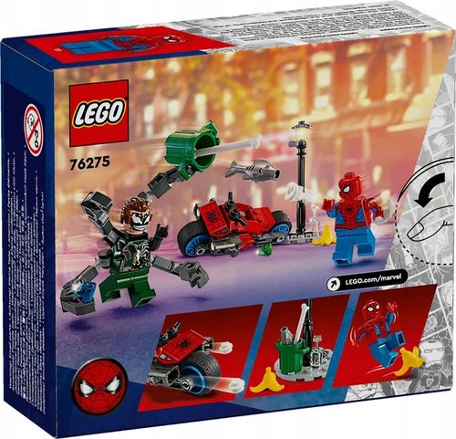LEGO MARVEL 76275 POŚCIG NA MOTOCYKLU SPIDER MAN VS DOC OCK zestaw klocków na Arena.pl