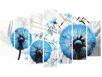 80CM 140CM OBRAZ 7 ELEM DMUCHAWCE BŁĘKICIE ŚCIENNY