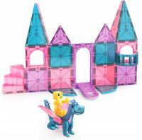 MAGNA-TILES KLOCKI MAGNETYCZNE ZAMEK 25 el