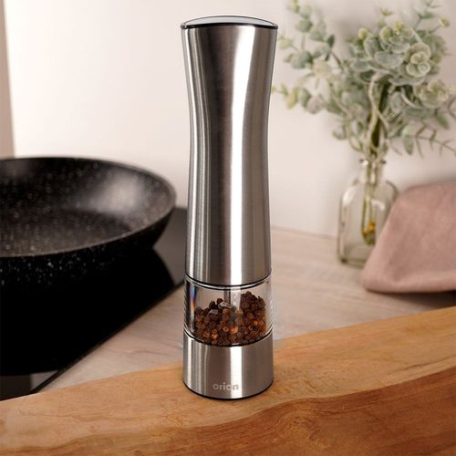 Młynek do pieprzu i soli elektryczny stalowy 21,5 cm na Arena.pl