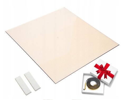 SZYBA DO KOMINKA WYMIAR 51x32 ŻAROODPORNA SZKŁO DO KOMINKA PIECA KOZY na Arena.pl