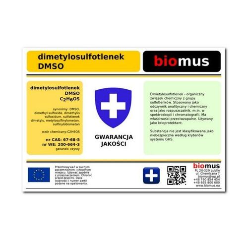 Dmso 500ml Biomus na Arena.pl