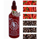 Sriracha sos chilli 61% z czarnym pieprzem black pepper marynata dip flying goose 455ml