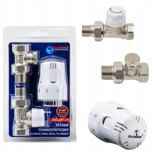 Zestaw termostatyczny prosty Diamond ART.411.ZEST.TERM.PR na Arena.pl