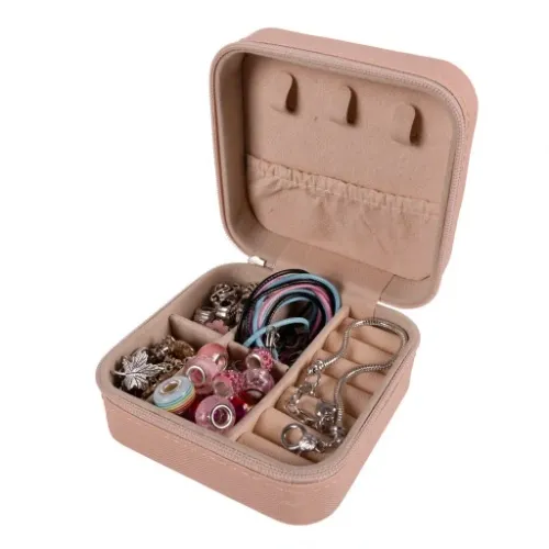 Zestaw do Robienia Bransoletek Koraliki Biżuterii Prezent Zawieszki Kuferek na Arena.pl