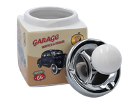 Popielniczka Ceramiczna Kwadratowa oldtimer „Garage Service & Repair” beż