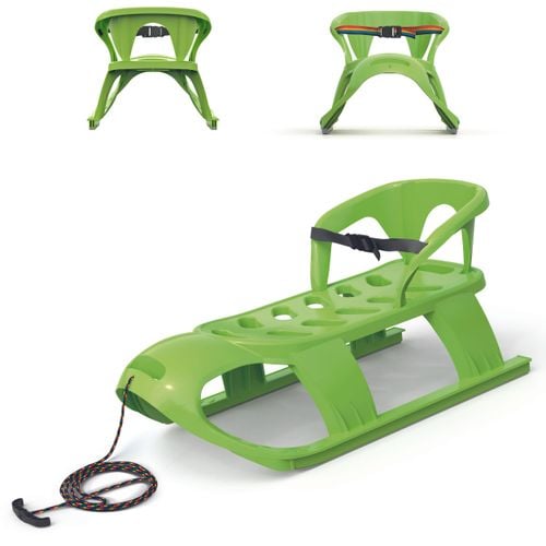 Sanki z oparciem BEZZY SEAT | Zielony na Arena.pl