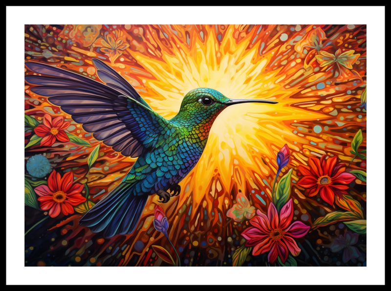 Plakat 59,4x42cm Koliber Barw zdjęcie 3