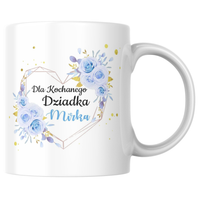 Prezent na dzień Dziadka Kubek z personalizowanym imieniem