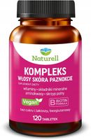 Naturell Kompleks Włosy Skóra Paznokcie biotyna skrzyp cynk selen 120 tabl.
